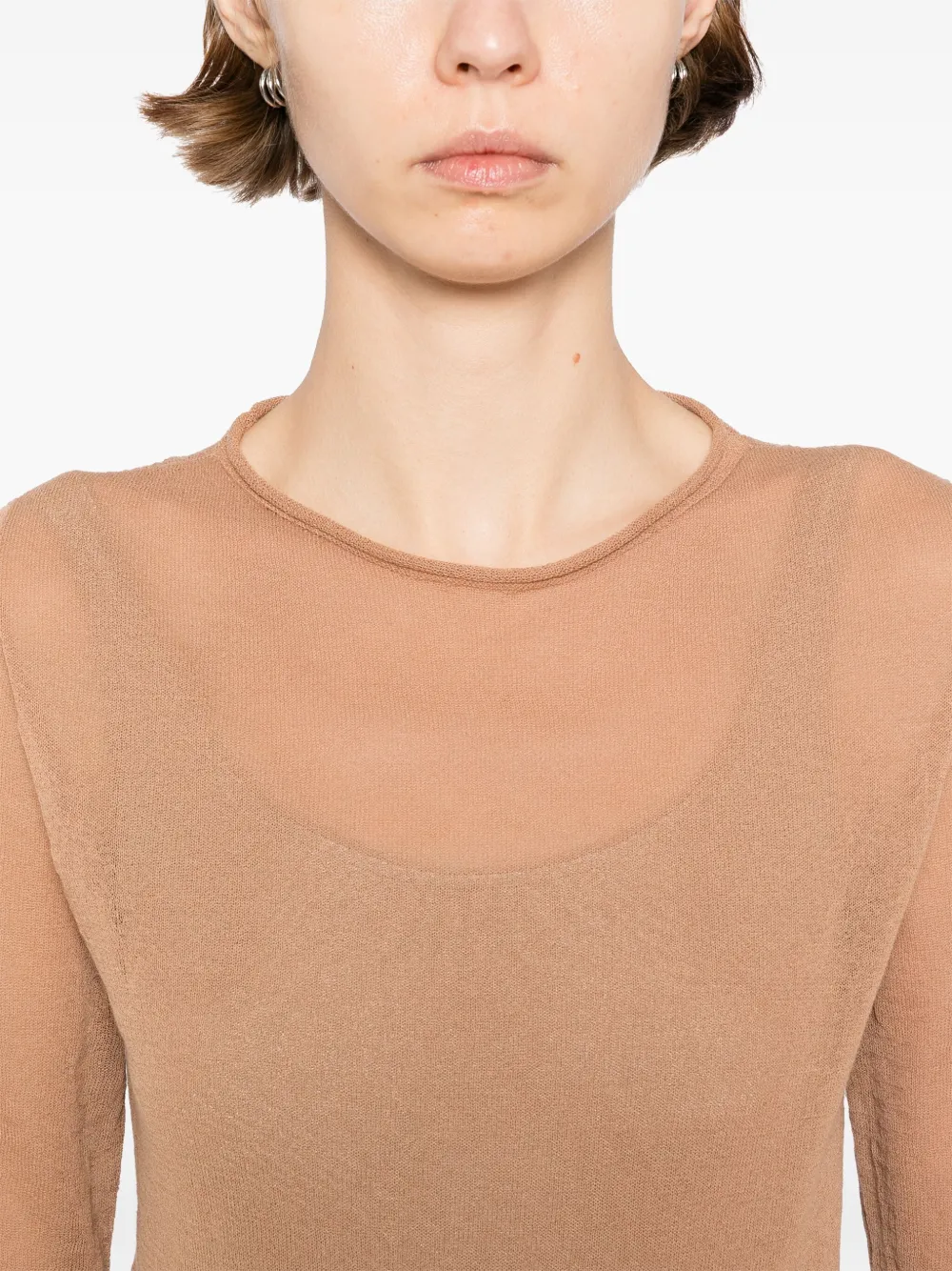 Shop Uma Wang Long-sleeve Top
