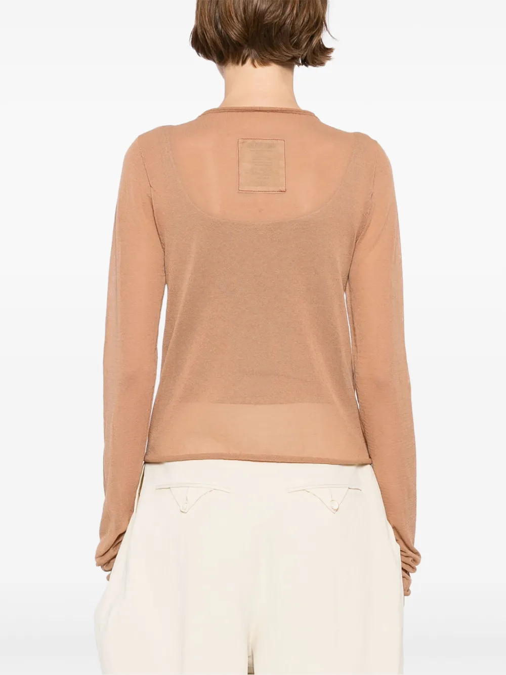 Shop Uma Wang Long-sleeve Top