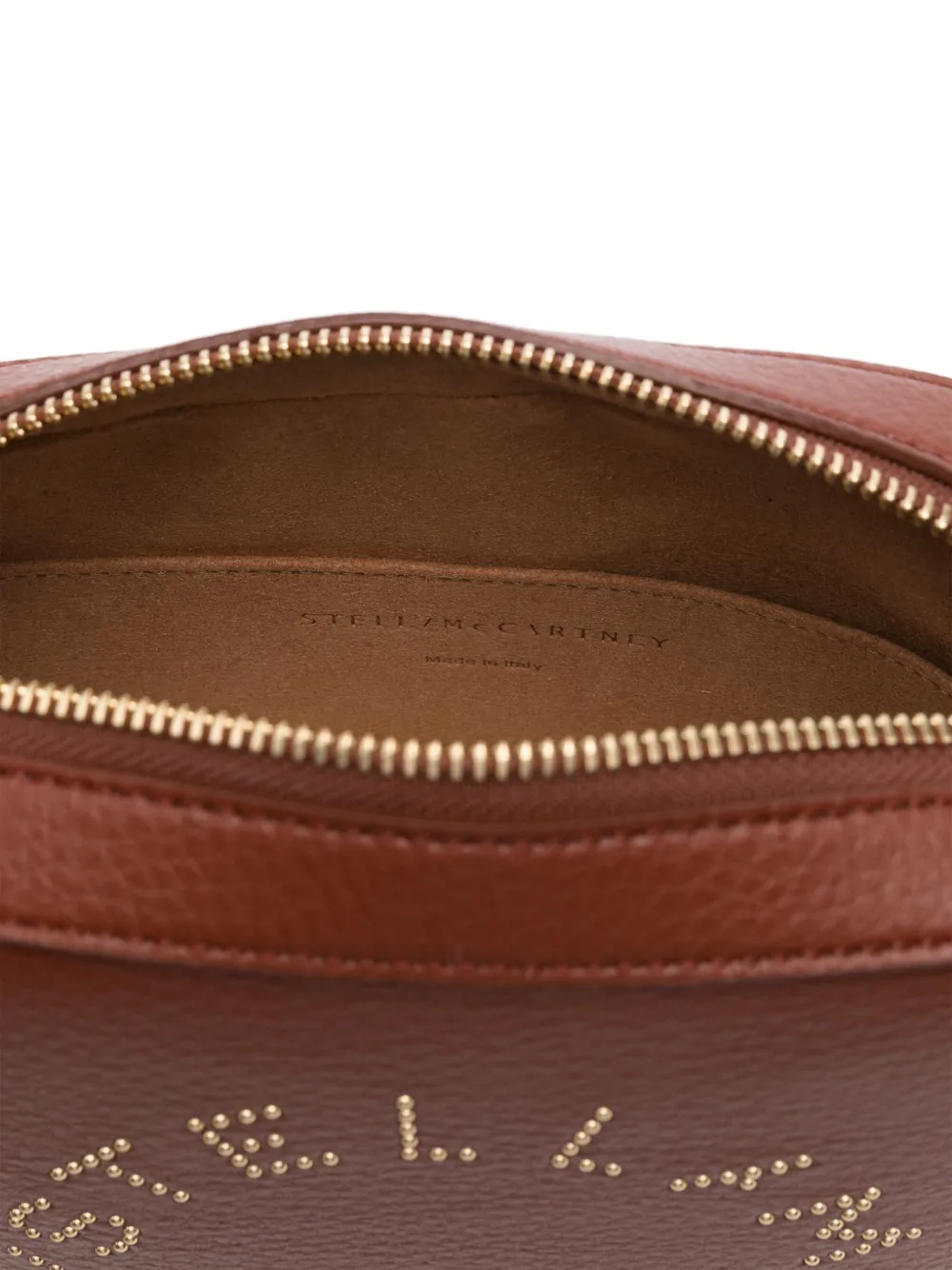 Stella McCartney Crossbodytas met logo Bruin