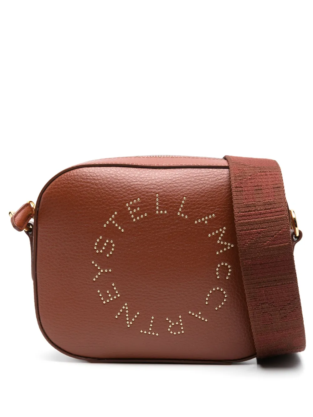 Stella McCartney ロゴ ショルダーバッグ - ブラウン Stella McCartney ロゴ ショルダーバッグ - ブラウン