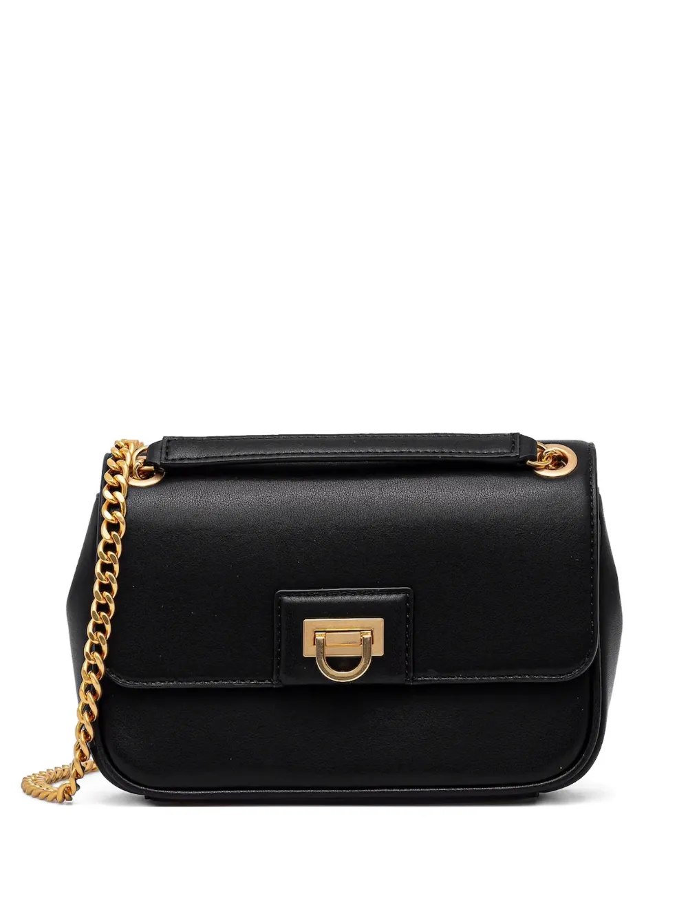 DKNY Leren crossbodytas Zwart