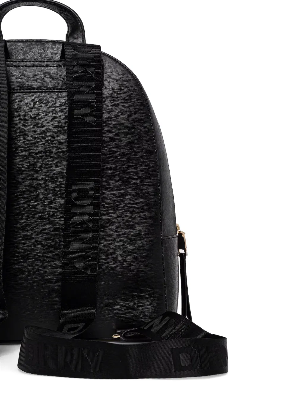 DKNY Leren rugzak Zwart