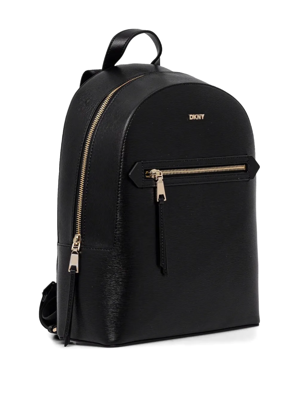 DKNY leather backpack - Zwart