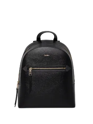 dnky nylon mini backpack Vintage Y2K 90s DKNY Black Mini Backpack Purse nylon vinyl Logo Donna Karan