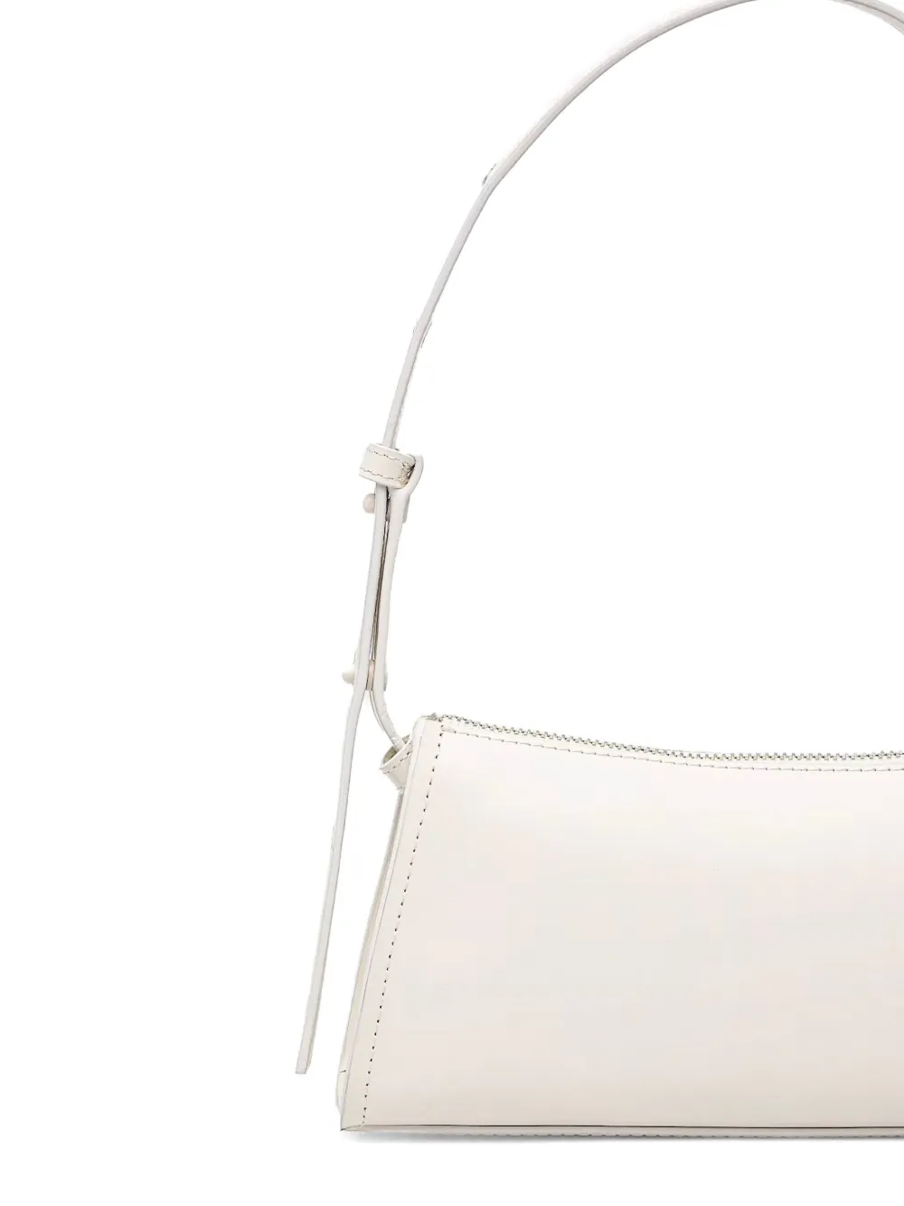DKNY Leren shopper Beige