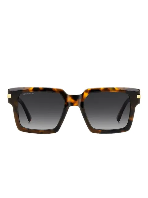 DSQUARED2 EYEWEAR 톨토이즈셸 스퀘어 프레임 선글라스