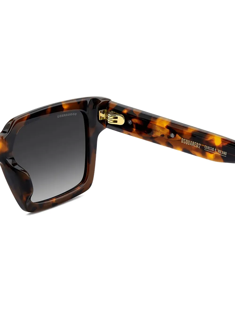 DSQUARED2 EYEWEAR Occhiali da sole squadrati con effetto tartarugato | Image 5