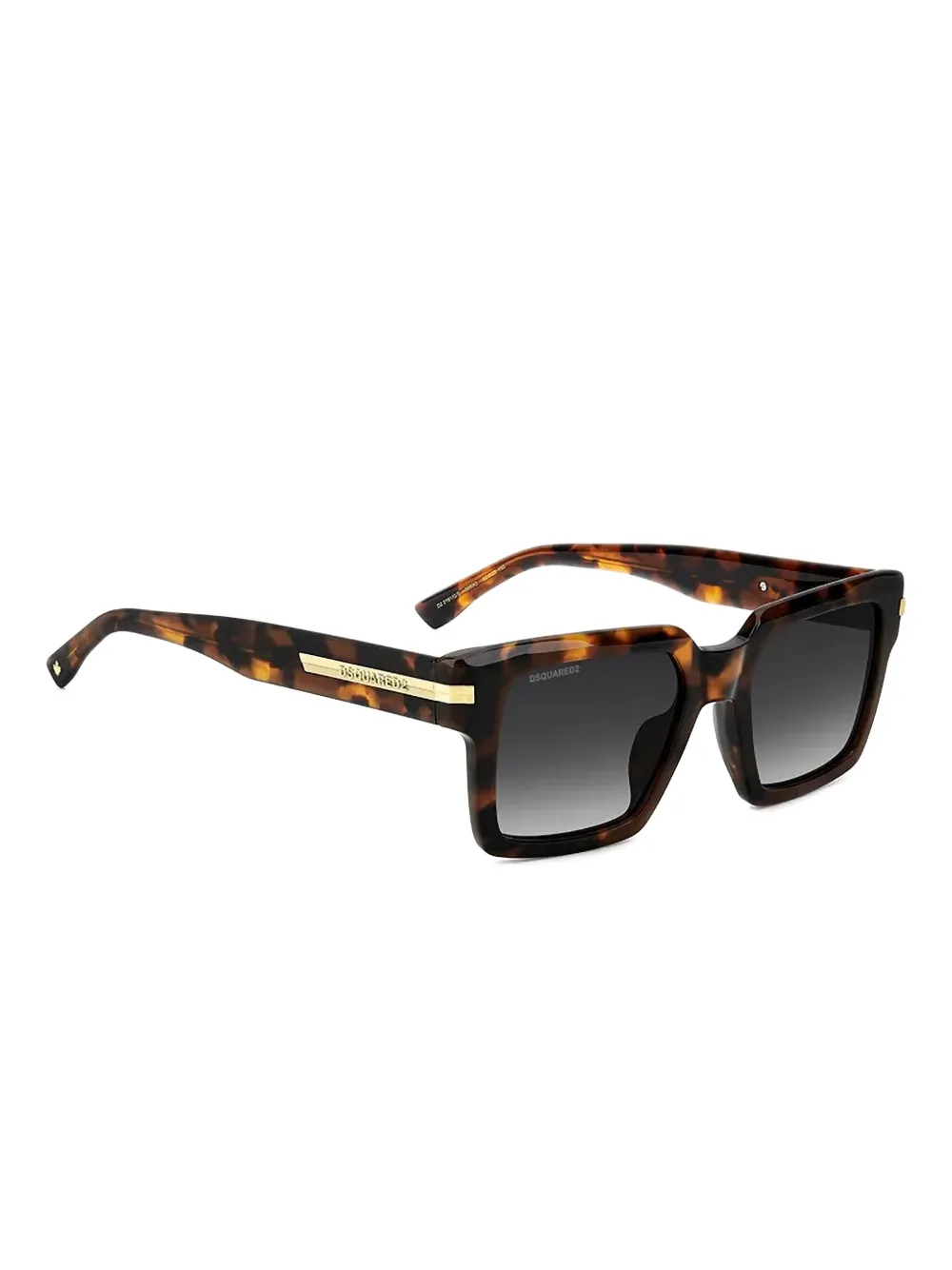 DSQUARED2 EYEWEAR Occhiali da sole squadrati con effetto tartarugato | Occhiali da sole | Image 3