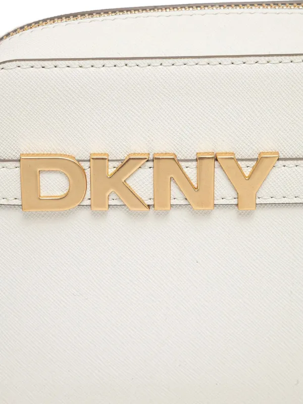 DKNY logo-lettering Crossbody Bag | Neutrals | FARFETCH