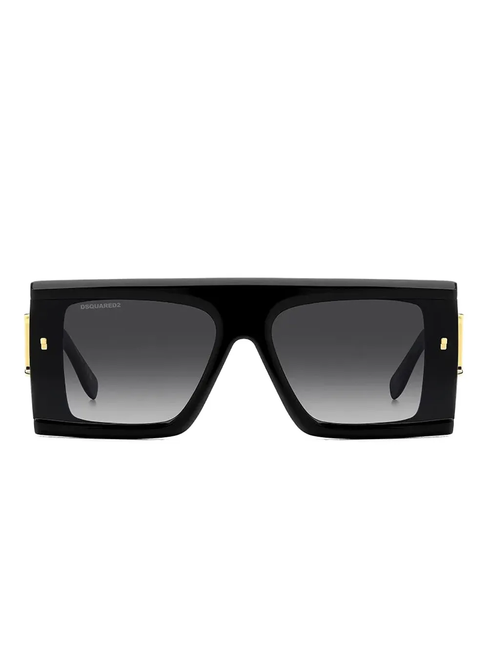 DSQUARED2 EYEWEAR D2 0169 S square sunglasses Zwart