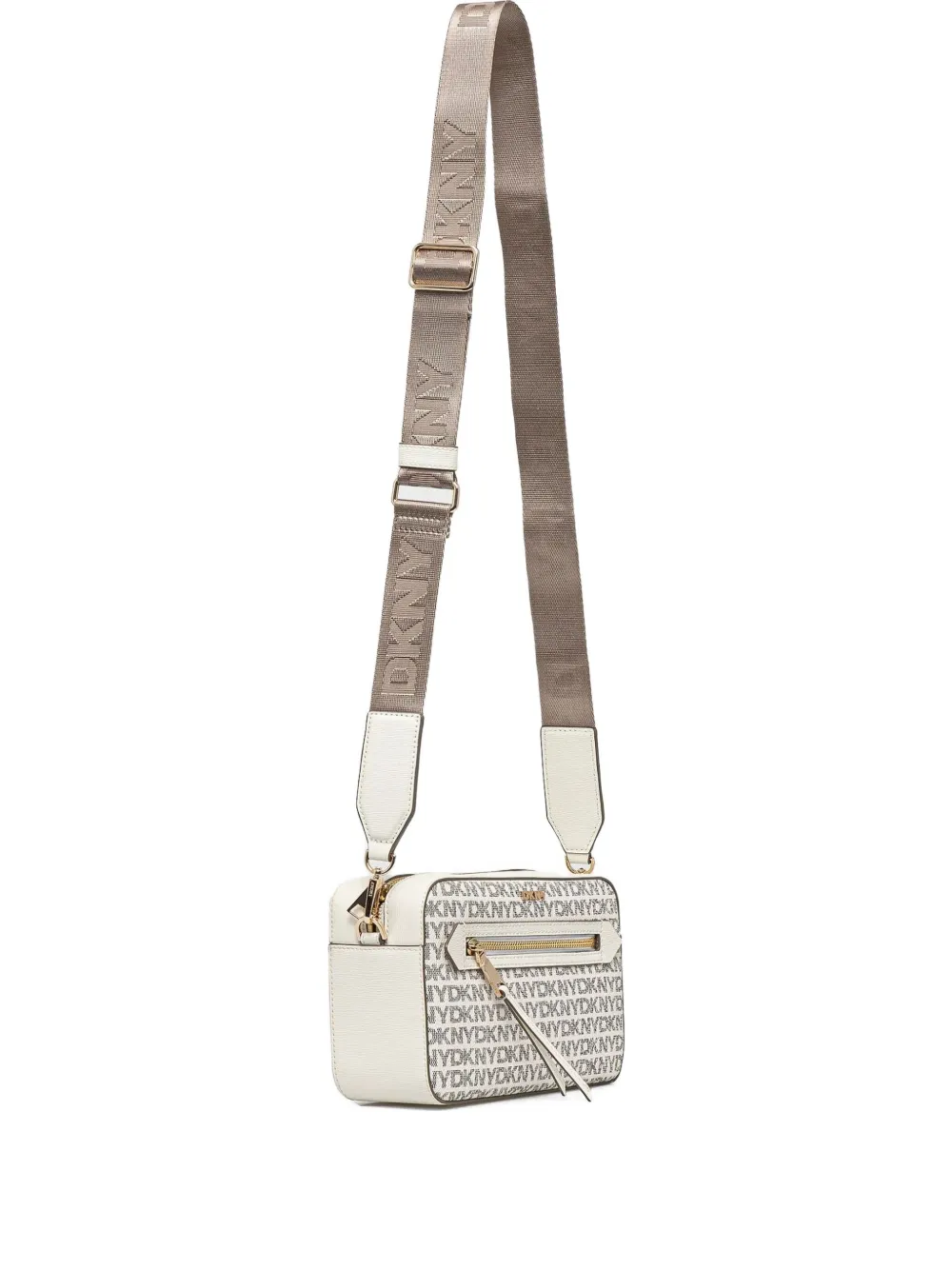 DKNY Crossbodytas met logoprint Wit