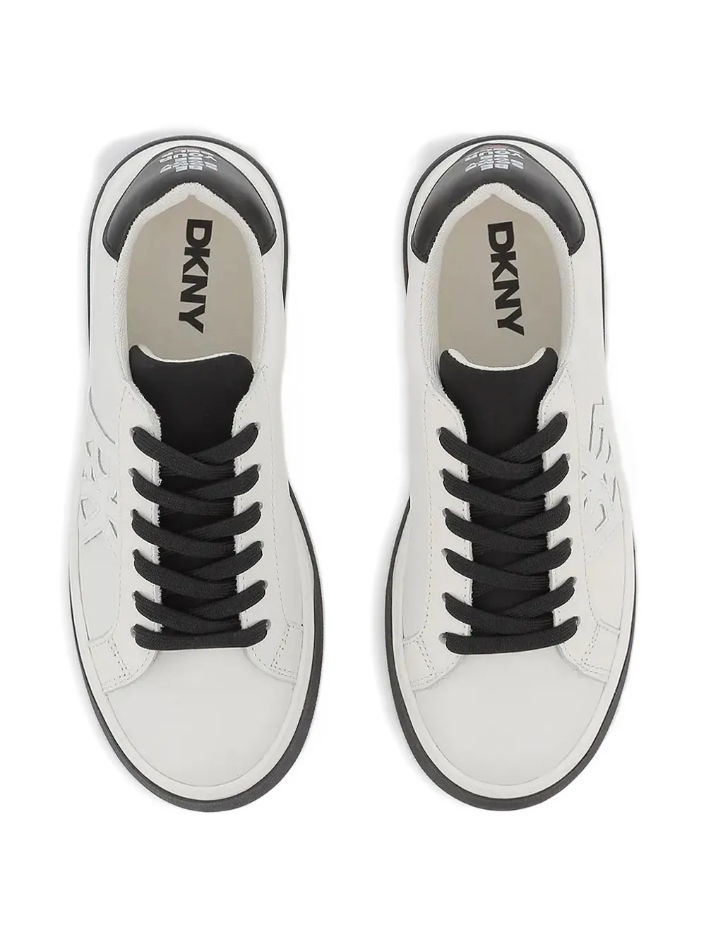Dkny Logo-detail Sneakers In White