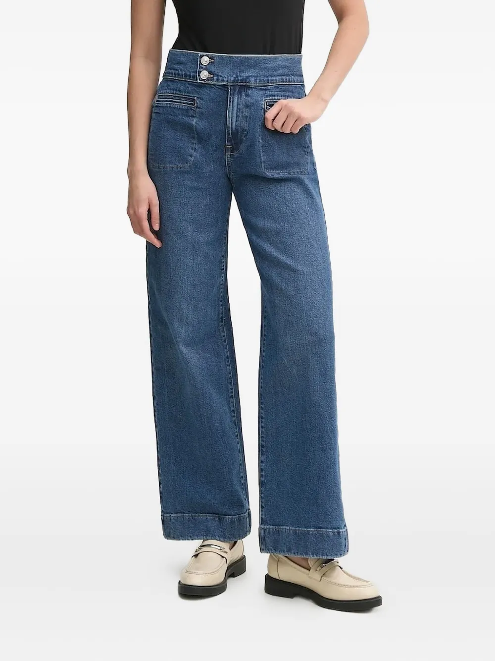 DKNY welt-pocket jeans Blauw