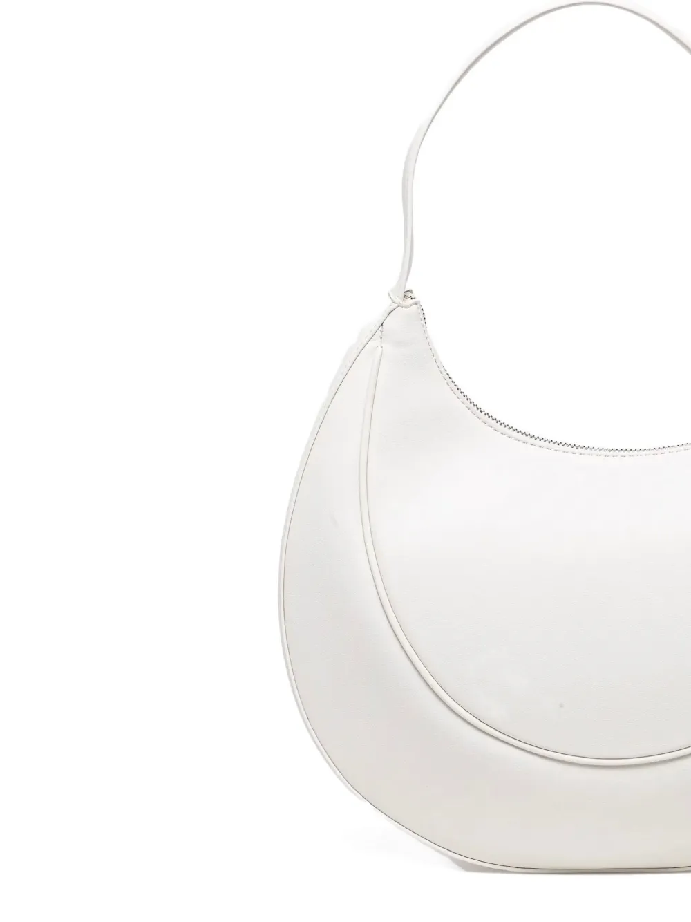 DKNY Leren schoudertas Wit