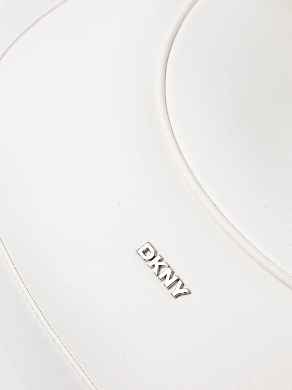 DKNY Leren schoudertas Wit