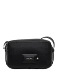 DKNY logo-lettering crossbody bag - Black