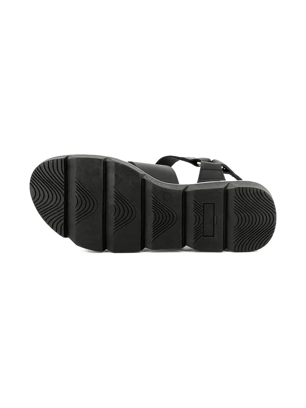 DKNY crossover studded sandals Black