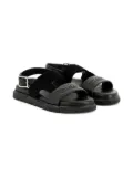 DKNY buckle-embellished two-strap sandals - Black