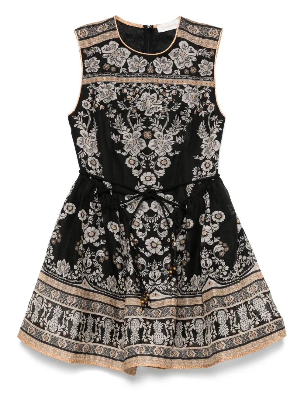 ZIMMERMANN Balance mini-jurk Zwart