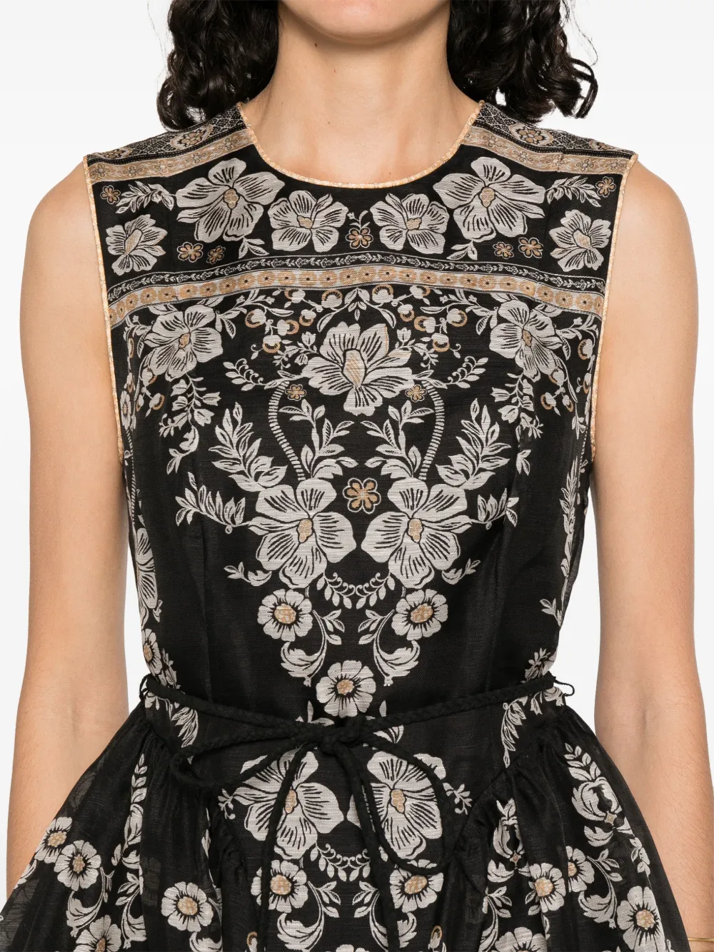Shop Zimmermann Balance Mini Dress