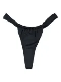 Let's Swim ruched bikini bottoms - Black