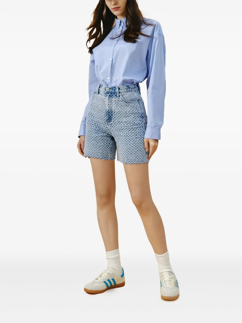 Hey Joanie Venice denim shorts - Blauw