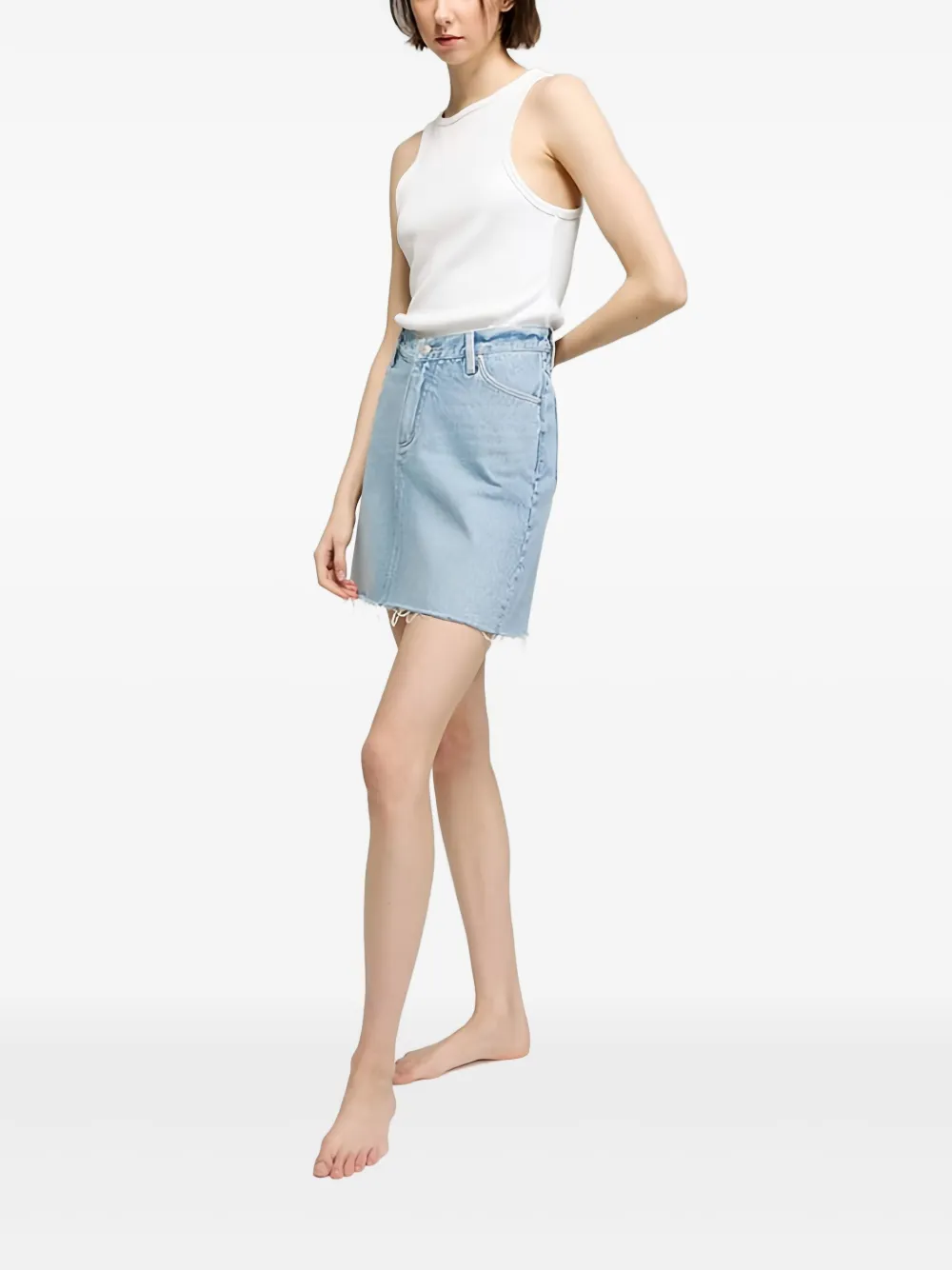HEY JOANIE COTTON DENIM SKIRT