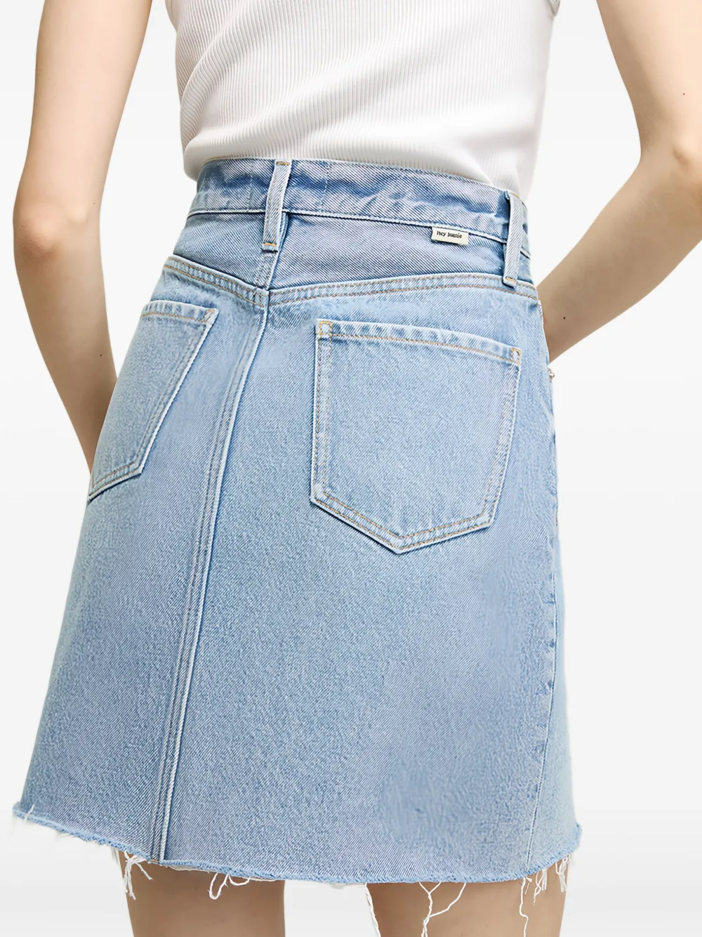 HEY JOANIE COTTON DENIM SKIRT