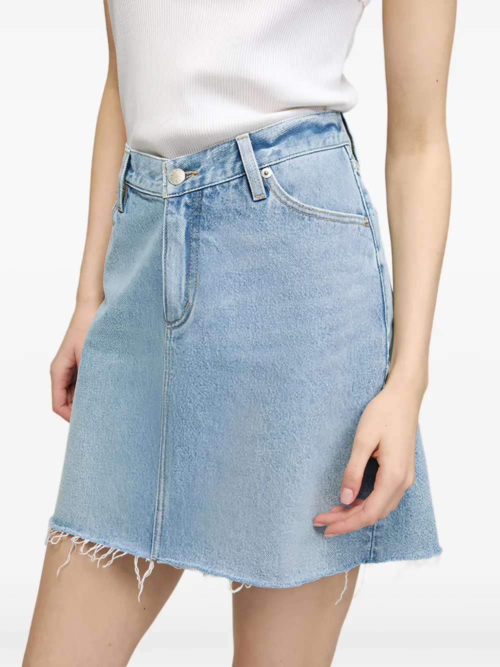HEY JOANIE COTTON DENIM SKIRT
