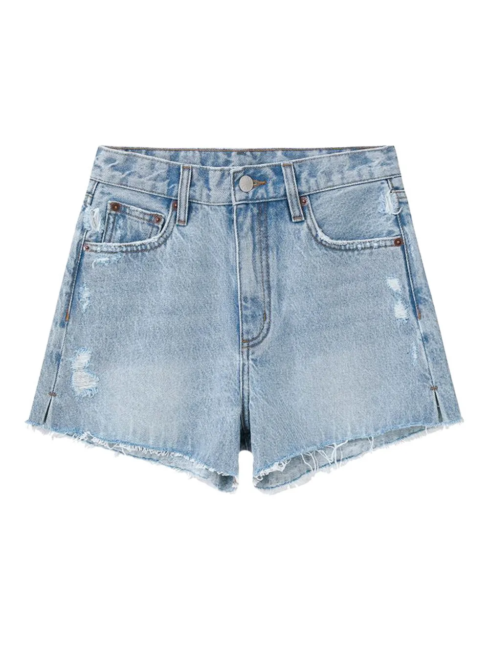 Hey Joanie distressed-effect shorts | Blue | Image 1
