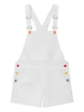 Hey Joanie Rainbow playsuit - White