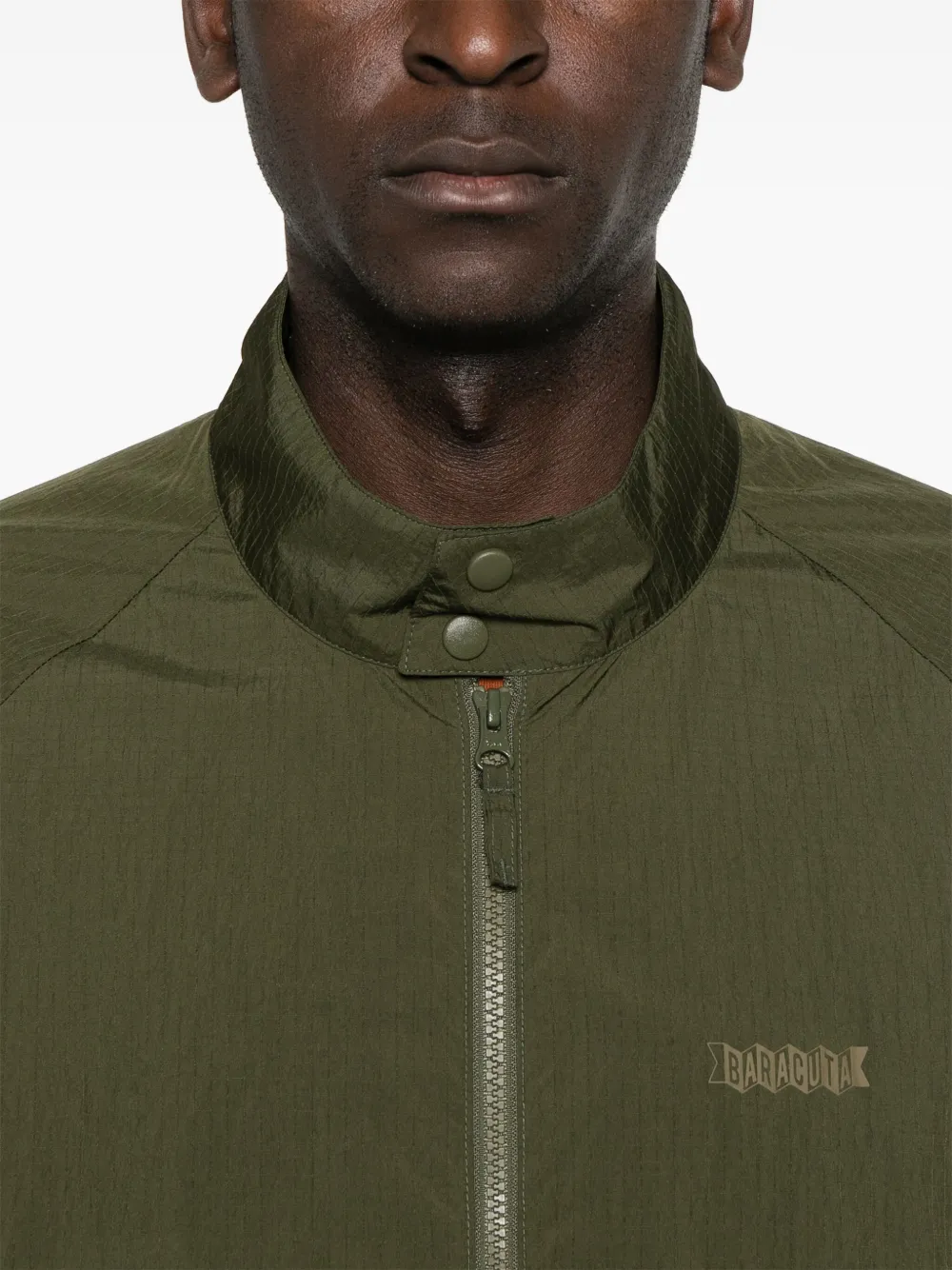 Shop Baracuta Logo-print Jacket