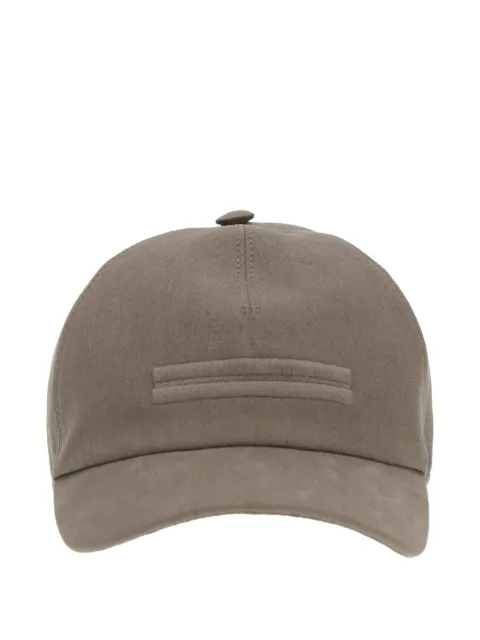 Zegna linen baseball cap