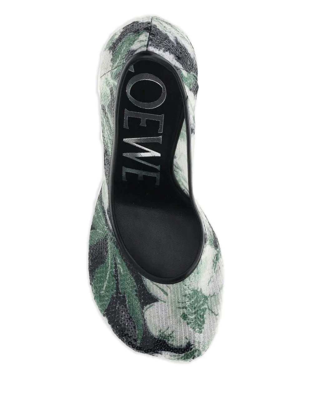 LOEWE 90mm Toy pumps Green