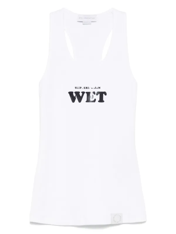 【関税込み】★Stella McCartney★スローガン タンクトップ Stella McCartney スローガン タンクトップ | ホワイト