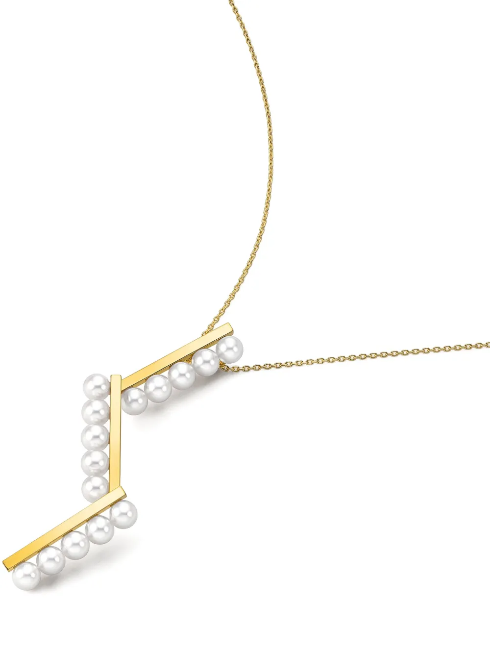 Tasaki Collection Line Balance Arm アコヤパール ペンダント 18kイエローゴールド