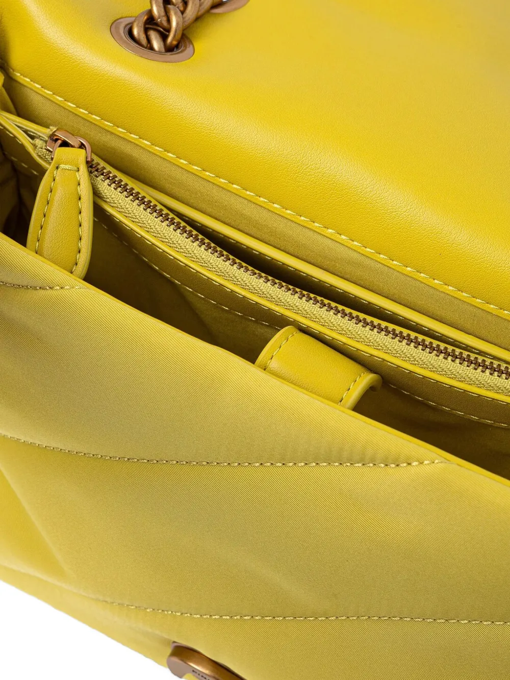 PINKO Love Click crossbodytas Geel