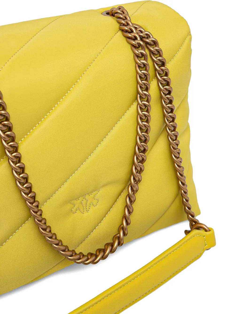 PINKO Love Click crossbodytas Geel
