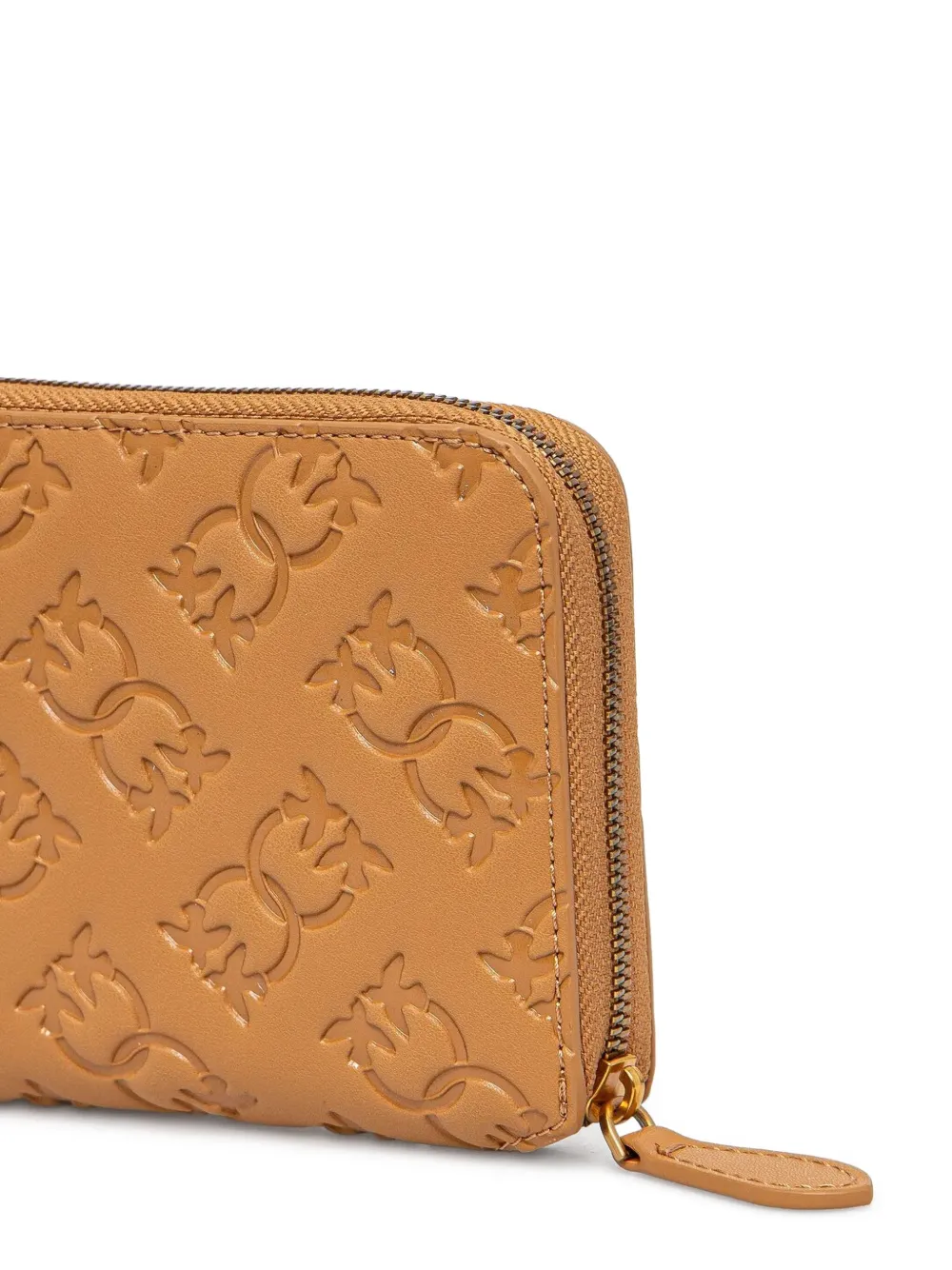 PINKO Portemonnee met logo-reliëf - Bruin