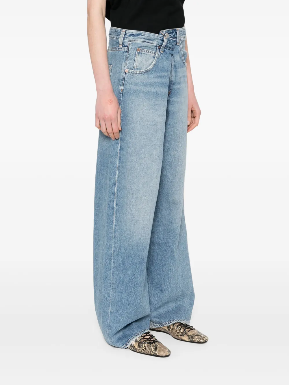 AGOLDE Vana jeans Blauw