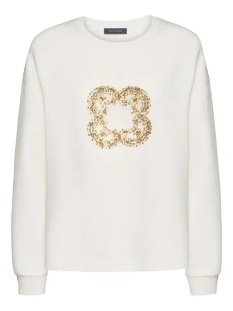ELENA MIRO` monogram sweatshirt