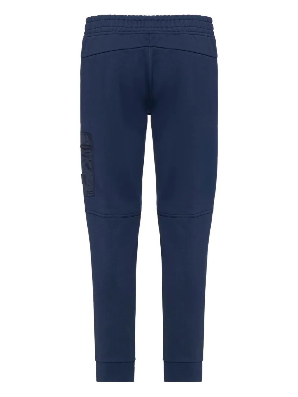 Add pocket-detail drawstring trousers - Blauw