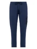 Add pocket-detail drawstring trousers - Blue
