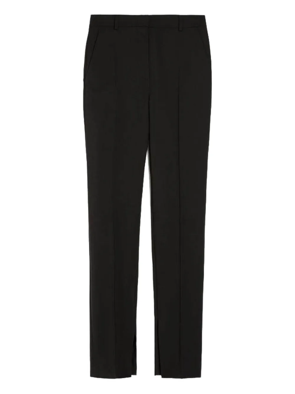 Sportmax Broek met zijsplit Zwart