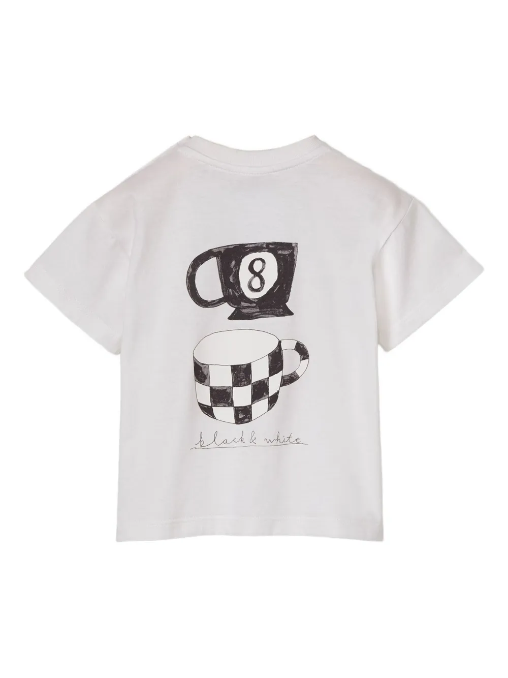 Gucci Kids printed cotton t-shirt - Wit