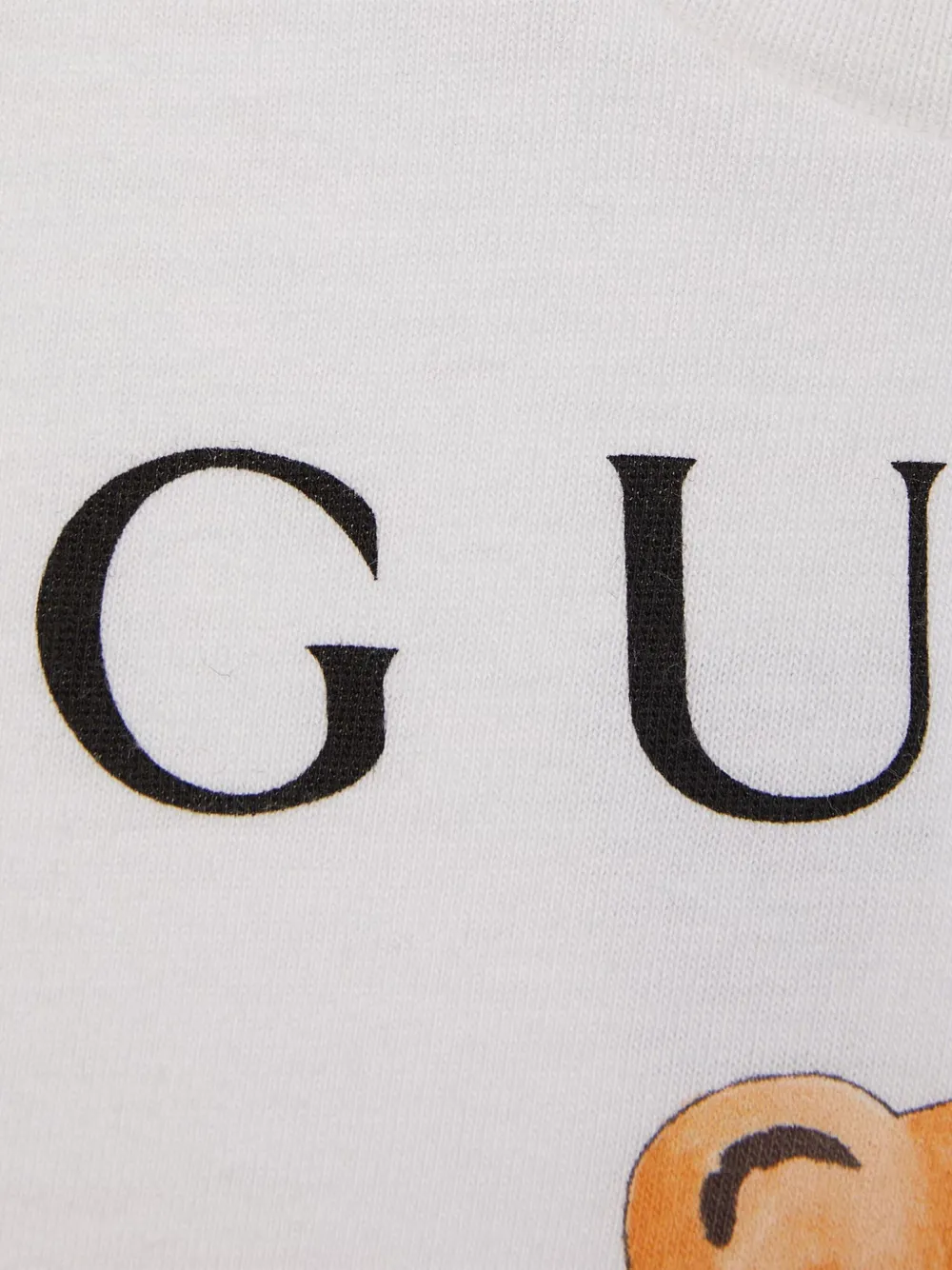 Gucci Kids Katoenen T-shirt met print Wit