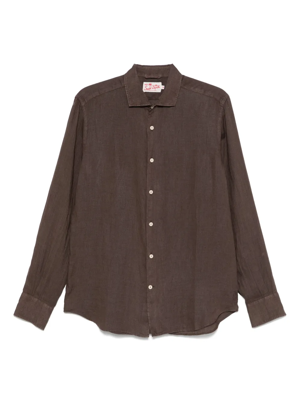 MC2 Saint Barth chemise en lin | marron | Image 1