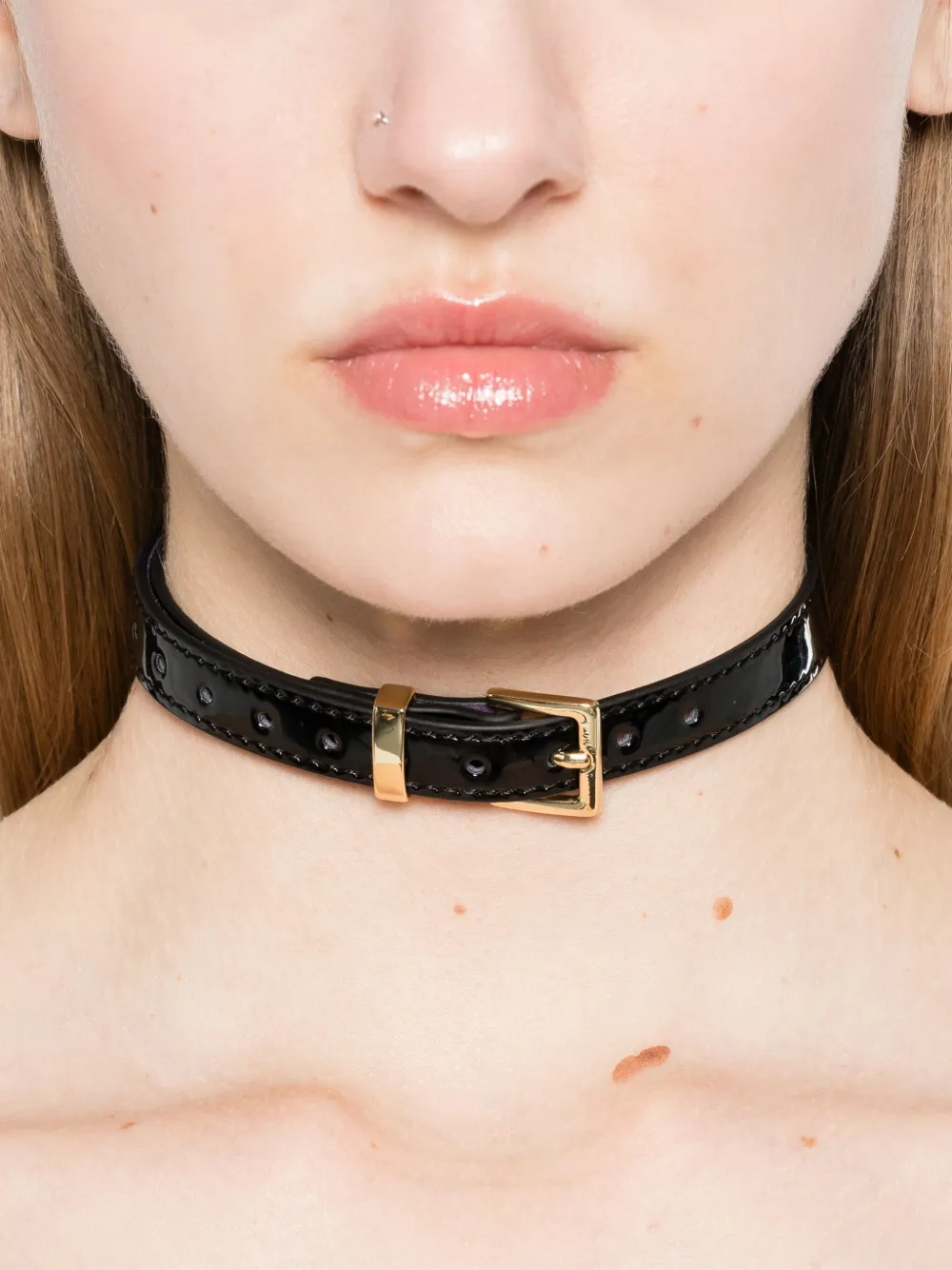 Maison Close La Liaison choker halsketting Zwart
