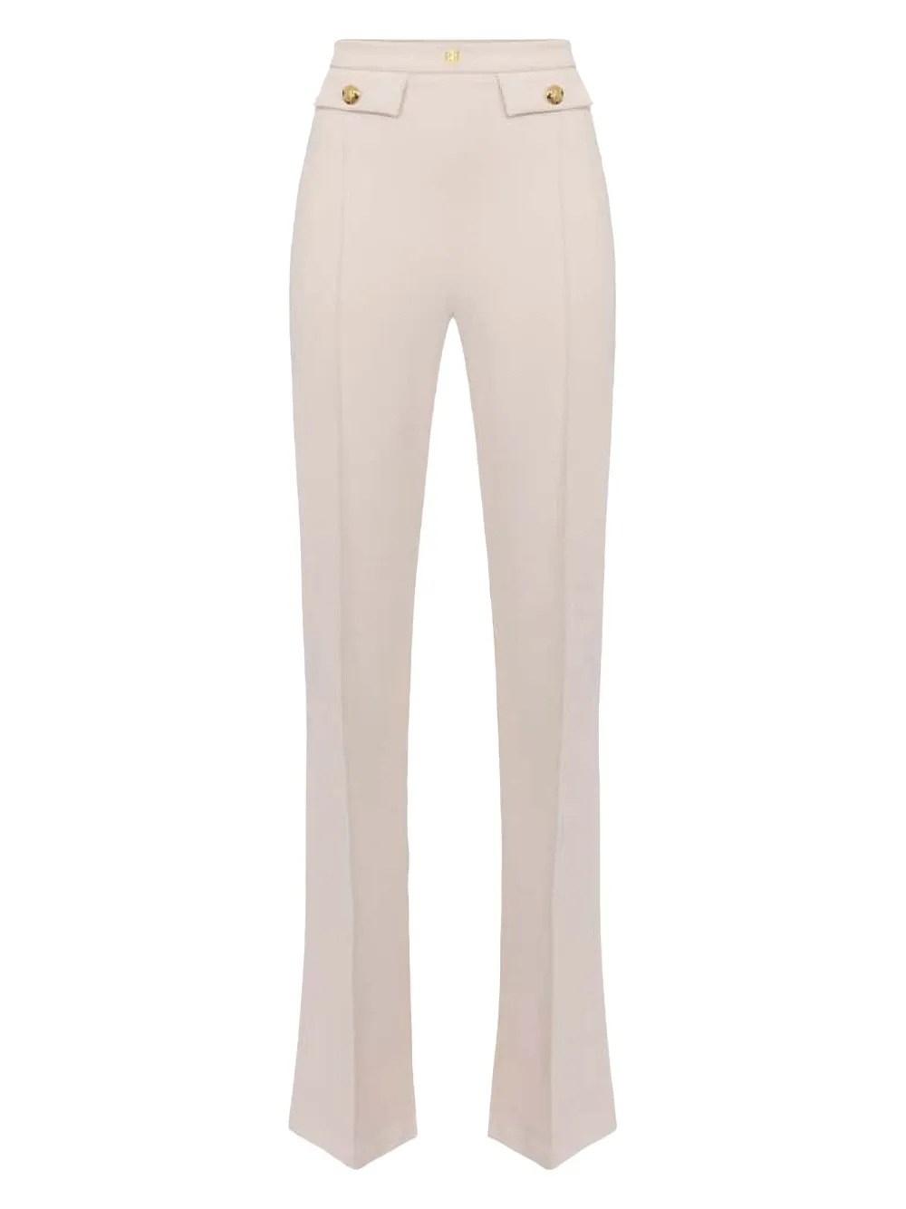 Elisabetta Franchi button-detail trousers | Neutrals | Image 1