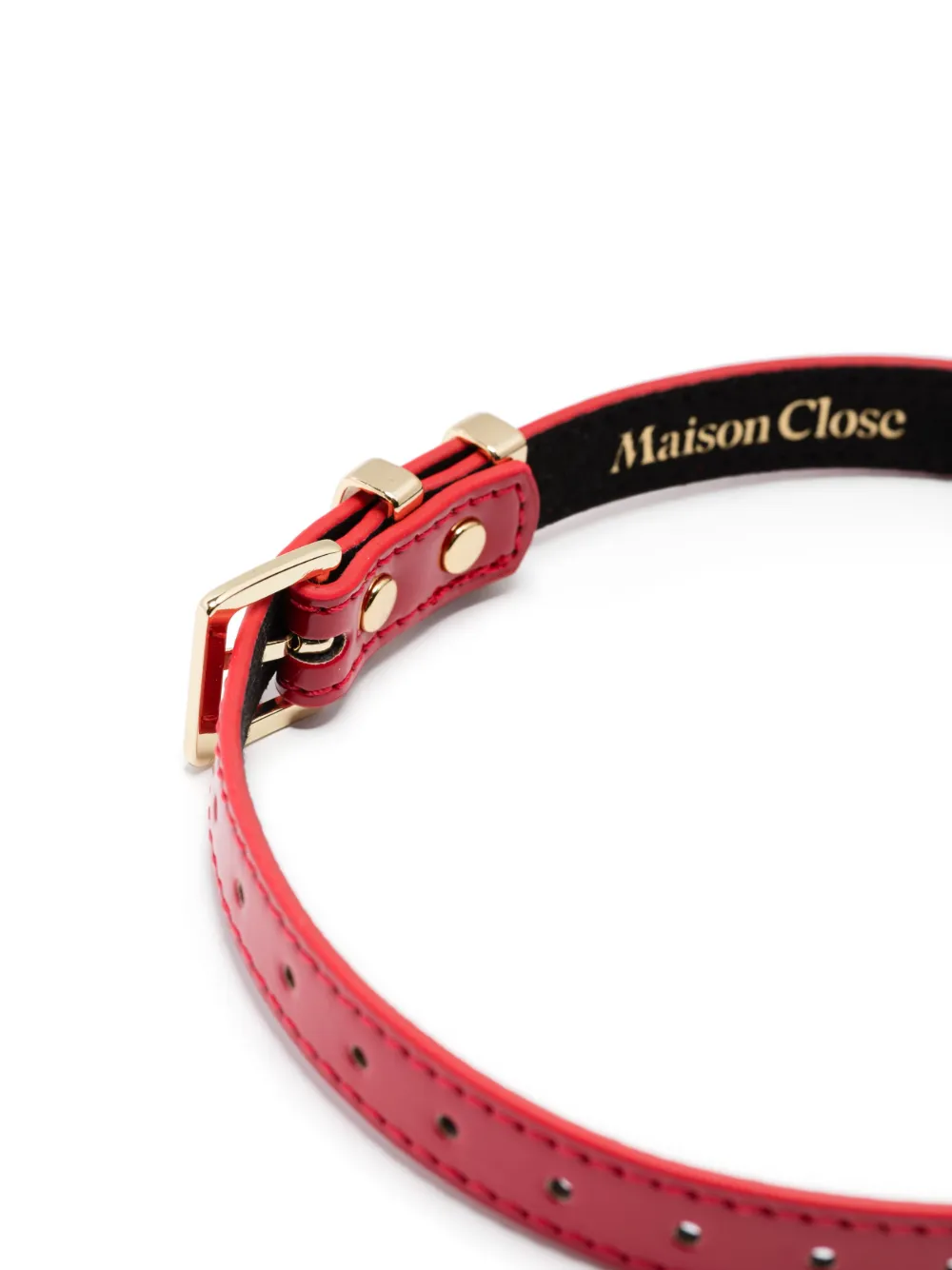 Maison Close La Liaison choker halsketting Rood